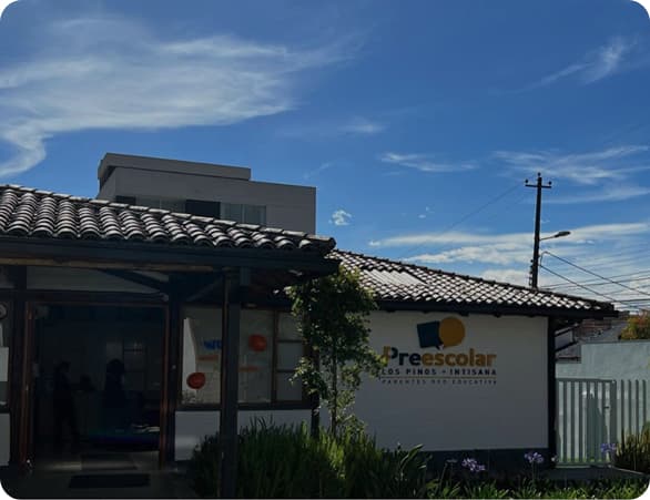 Fachada del edificio del preescolar