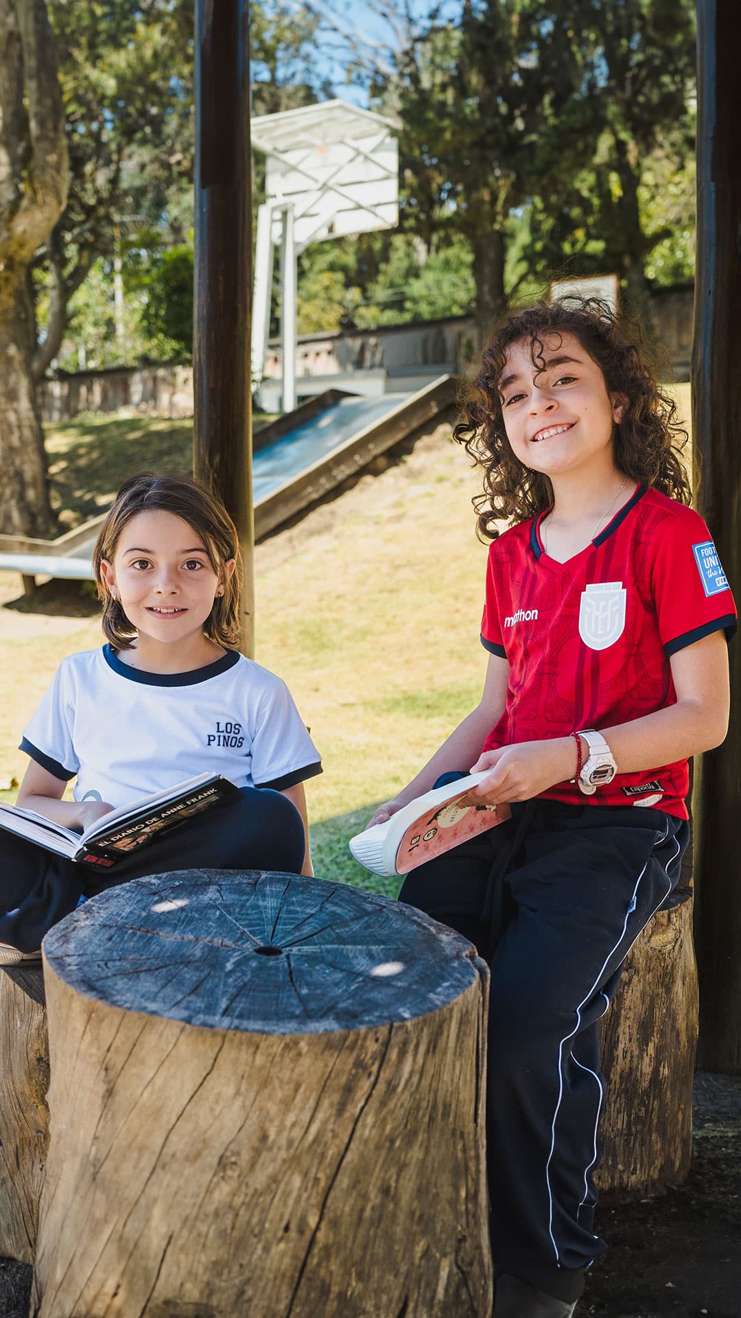 Estudiante en el campus