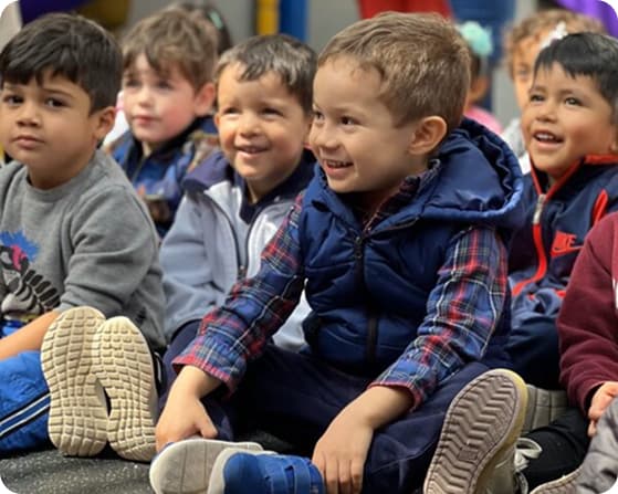 Estudiantes del preescolar